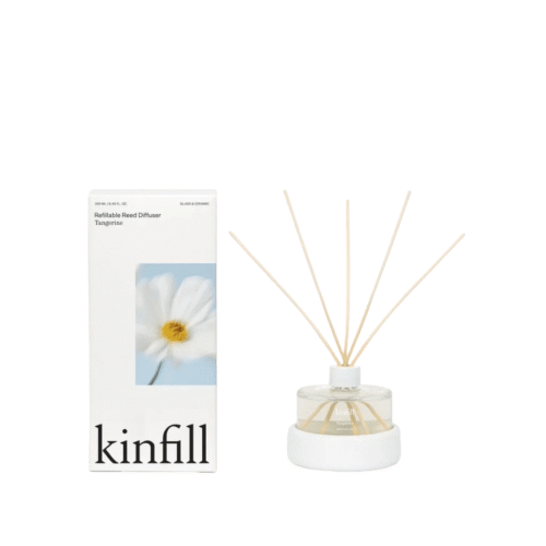 Odorizant de camera cu betisoare, Kinfill, Tangerine, 250 ml