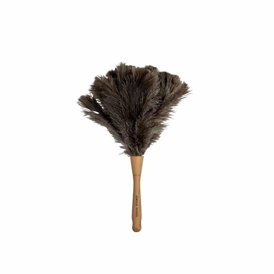 Pamatuf pentru praf din pene de strut, Simple Goods, gri