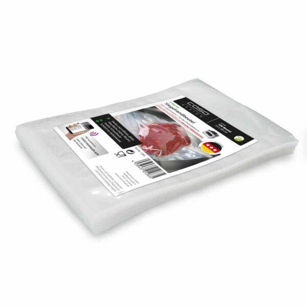 Set 100 de pungi profesionale pentru aparat de vidat cu camera 15x20 cm, Caso Germany