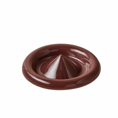 Sapuniera din ceramica, Kinfill, Ø13 cm, teracota