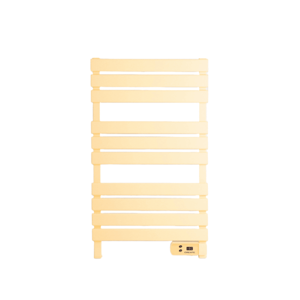 Radiator electric pentru baie, CREATE, Warm towel, montare podea/perete, galben