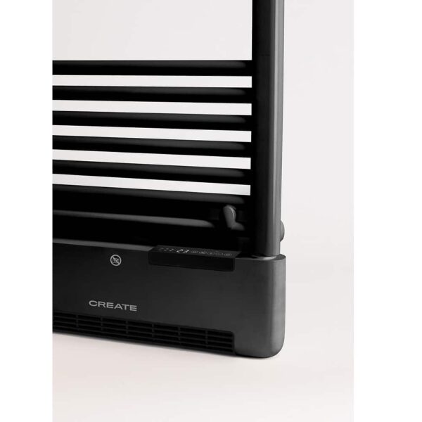 Radiator electric cu ulei pentru baie, CREATE, Warm Towel Advance, negru