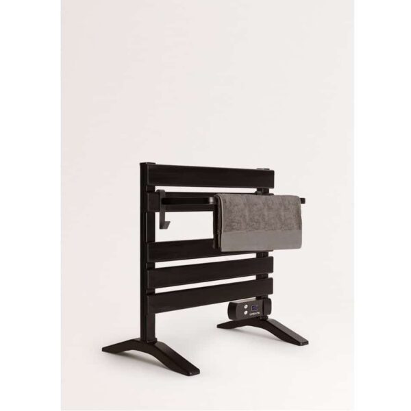Radiator electric pentru baie, CREATE, Warm Towel Mini, montare podea/perete, negru