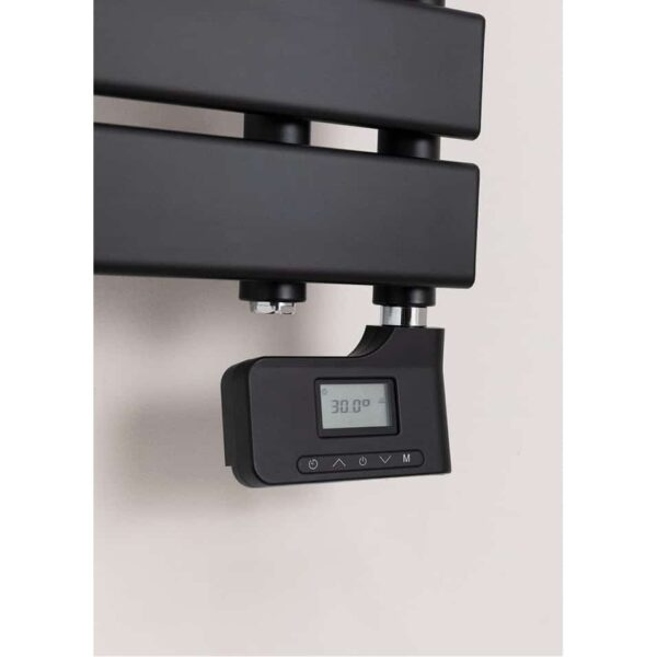 Radiator electric cu ulei pentru baie CREATE, Warm Towel Modern, negru