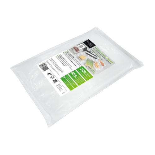 Set 60 pungi pentru vidat gofrate 20x30 cm, Caso Germany, 01121