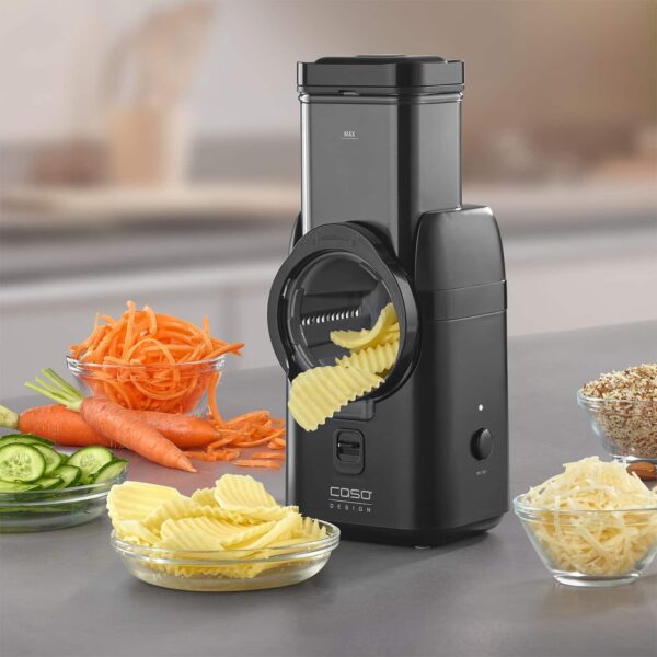 Razatoare electrica, Caso Germany, MultiSlicer, 5 moduri taiere, negru mat