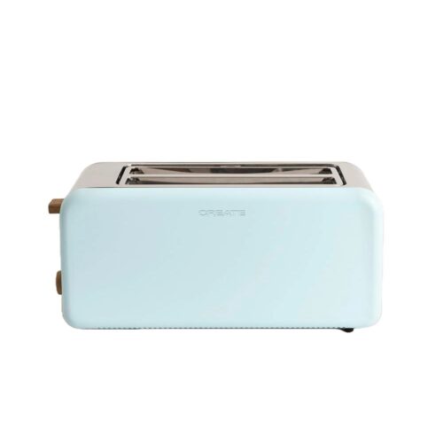 Prajitor de paine, CREATE, Retro XL, 2 felii, bleu pastel