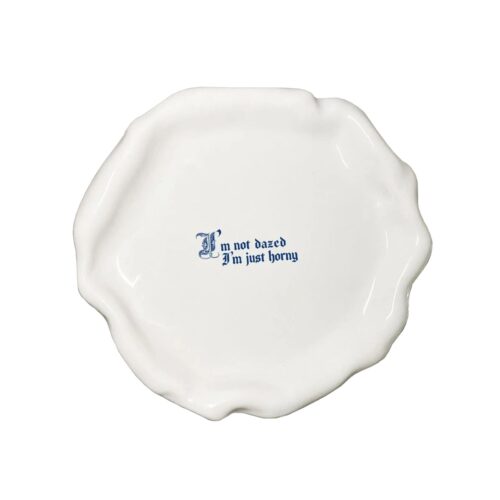 Farfurie ceramica, Incartato Ceramics, Dazed, The Issues Collection, Ø 28 cm, alb