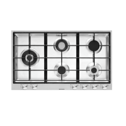 Plita incorporabila pe gaz, Barazza, colectie B_Free, 5 arzatoare, 90 cm, inox