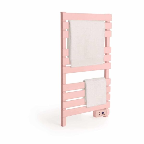 Radiator electric pentru baie, CREATE, Warm Towel, montare podea/perete, roz pastel