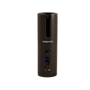 Ondulator automat portabil, CREATE, Tourmaline, negru