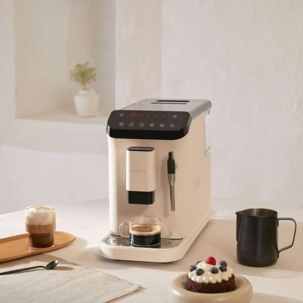 Espressor automat cu rasnita, CREATE, Thera Matic Touch, crem