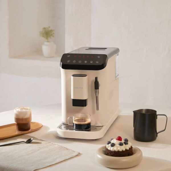 Espressor automat cu rasnita, CREATE, Thera Matic Touch, crem