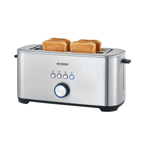 Prajitor de paine, Severin, S2621, 4 felii, inox