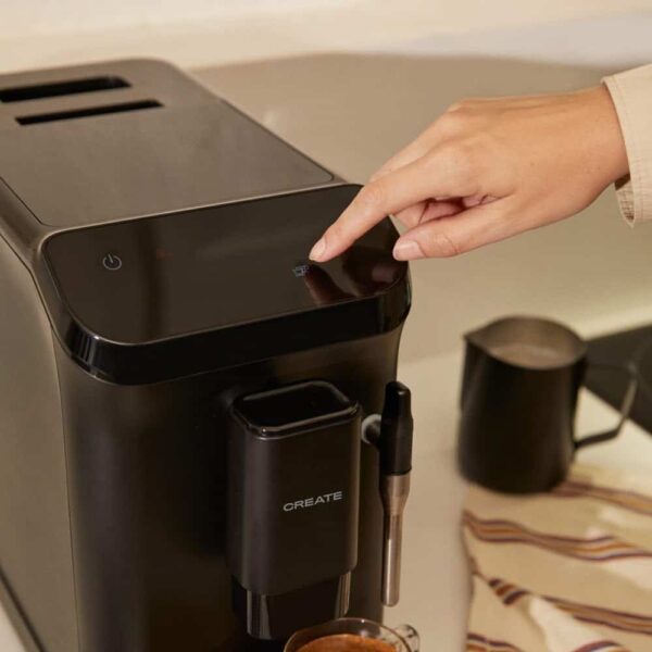 Espressor automat cu rasnita, CREATE, Thera Matic Touch, negru mat
