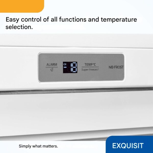 Congelator, Exquisit, sistem MultiAirflow, 204 litri, alb