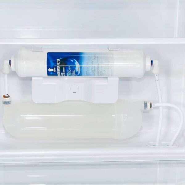 Frigider side by side, Exquisit, cu dispenser de apa, 513 litri, antracit