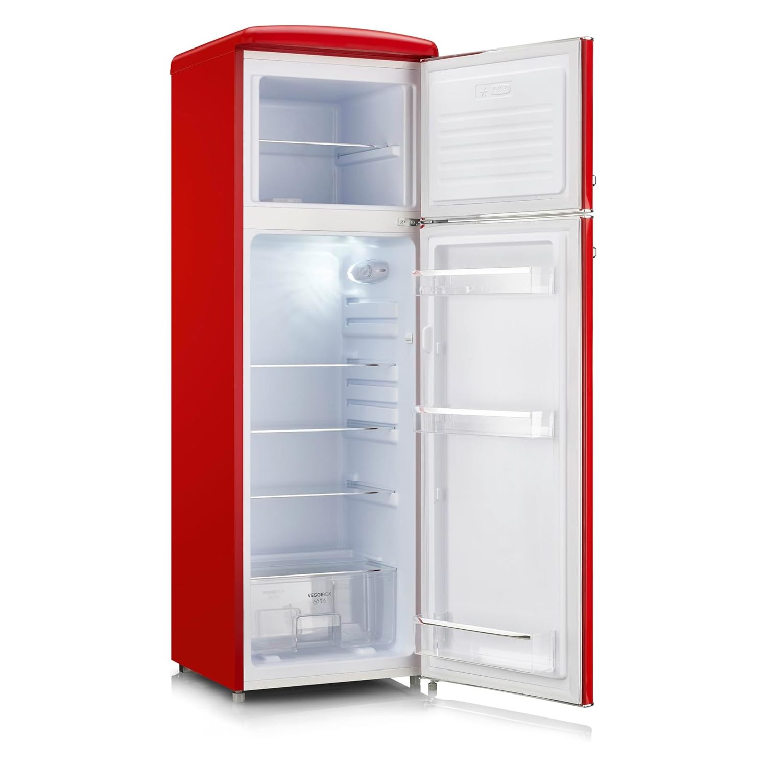 Frigider Retro, Severin, S8983, 246 litri, rosu