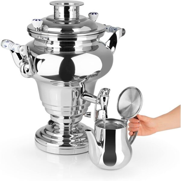 Samovar electric profesional, BEEM, Samovar Royal+, 15 litri, inox