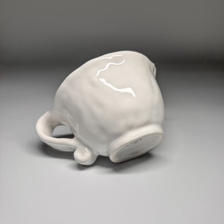 Ceasca ceramica, Incartato Ceramics, Health, 130 ml, alb