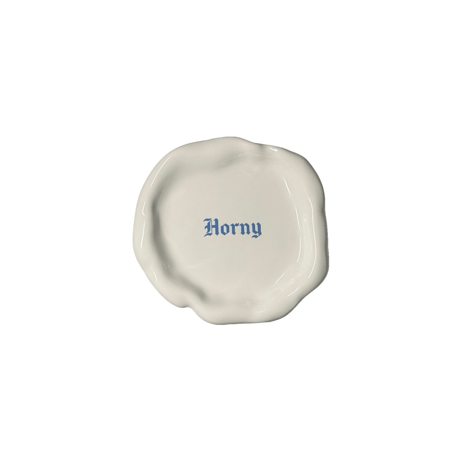 Farfurie ceramica, Incartato Ceramics, Horny, The Issues Collection, Ø 17 cm, alb