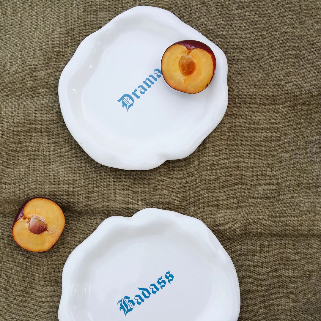 Farfurie ceramica, Incartato Ceramics, Horny, The Issues Collection, Ø 17 cm, alb