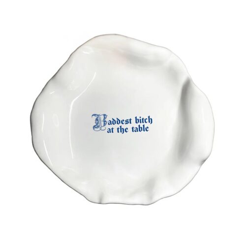 Farfurie ceramica, Incartato Ceramics, Table, The Issues Collection, Ø 22 cm, alb