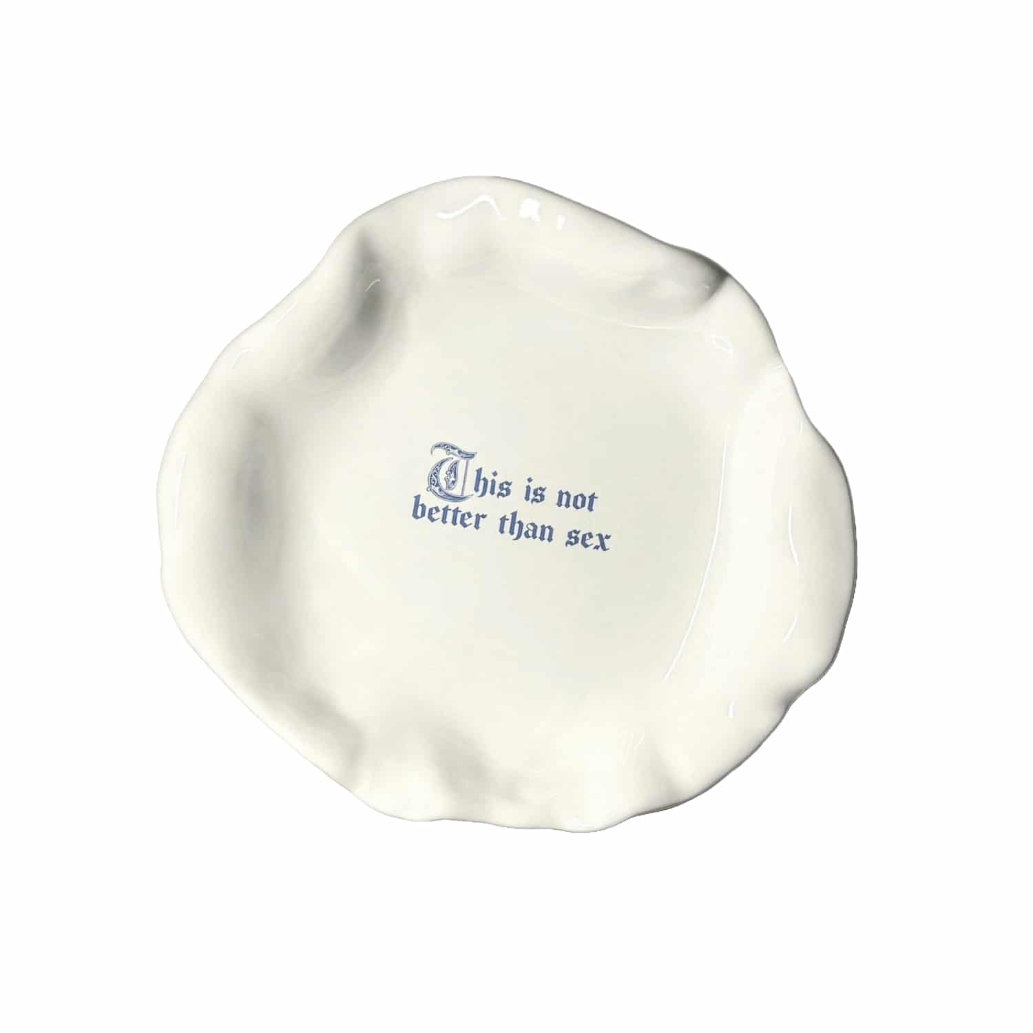 Farfurie ceramica, Incartato Ceramics, Better, The Issues Collection, Ø 22 cm, alb