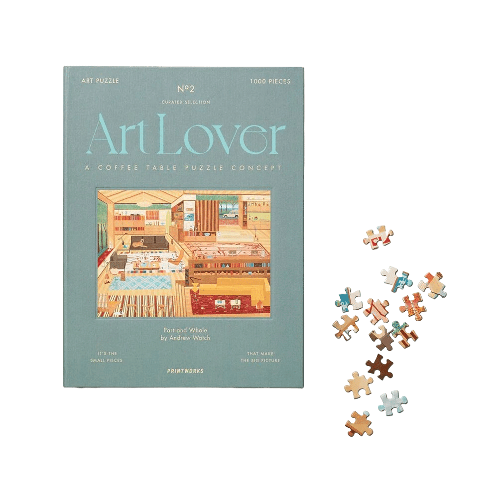 Puzzle Art Lover 1000 piese, Printworks, Part and Whole by Andrew Watch, verde