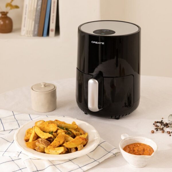 Friteuza cu aer cald, CREATE, Air Fryer, 1.5 l, negru