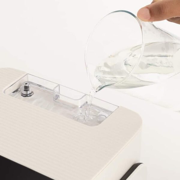 Friteuza cu aer cald si aburi, CREATE, Air Fryer Mist, crem