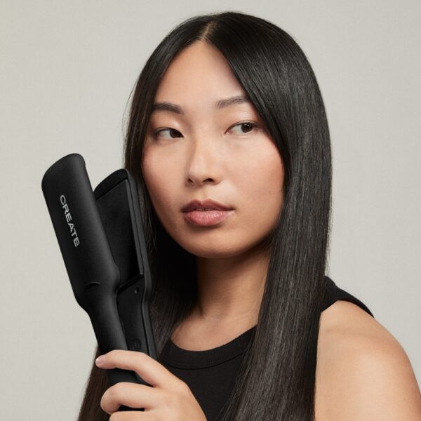 Placa de indreptat parul, CREATE, Ceramic Styler Max, negru
