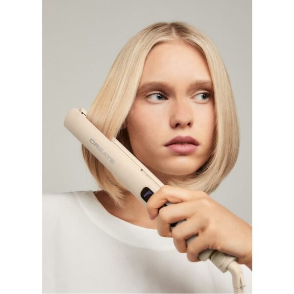 Placa de indreptat parul, CREATE, Ceramic Styler Slim, bej