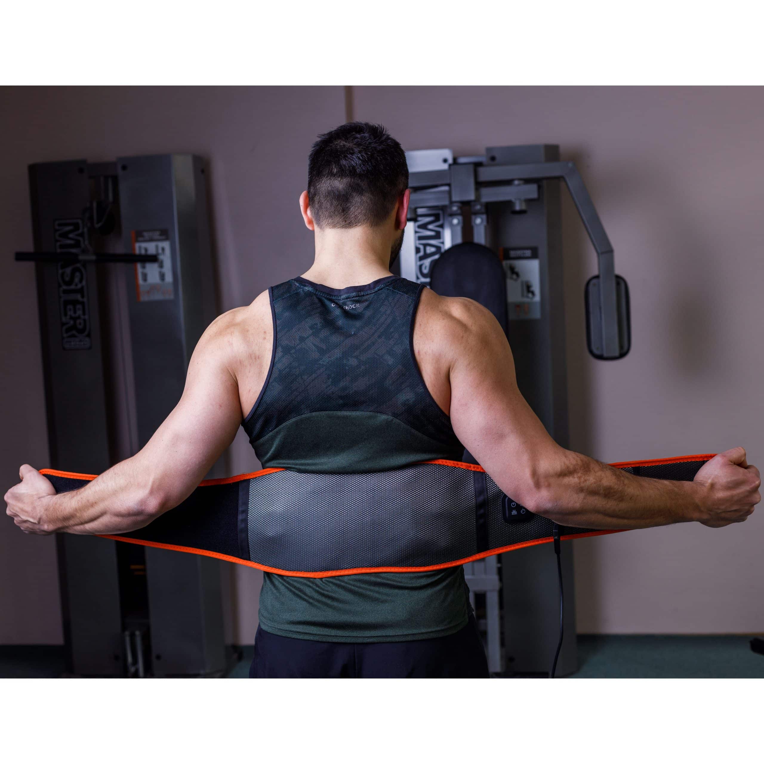 Centura cu vibromasaj si caldura, Medivon, Orion, negru