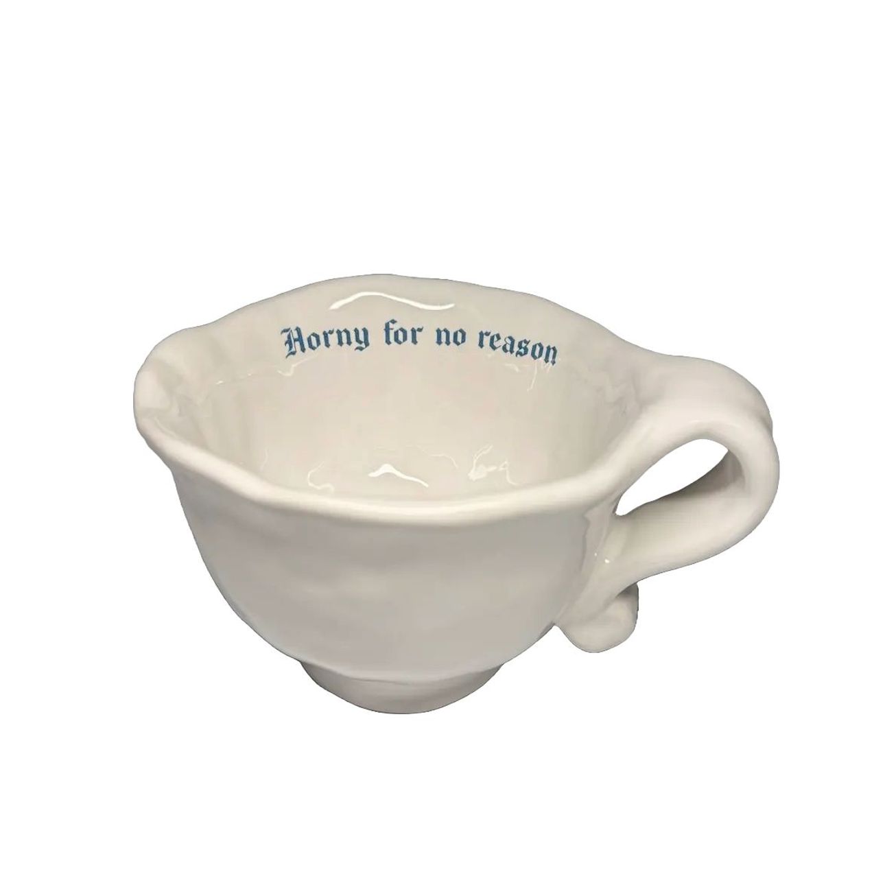 Ceasca ceramica, Incartato Ceramics, No reason, 130 ml, alb