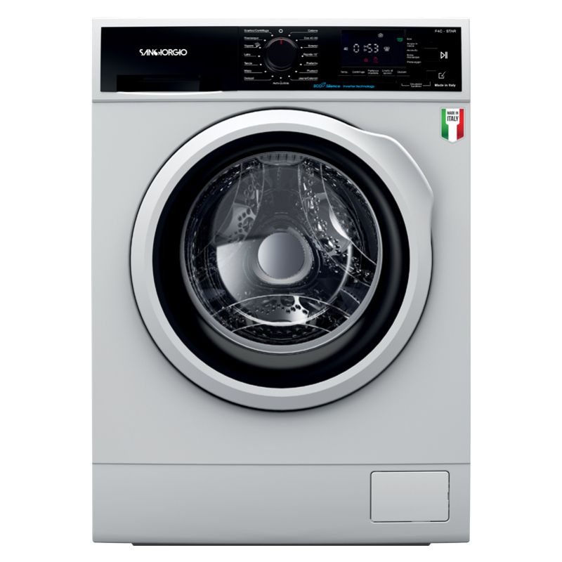 Masina de spalat rufe, SanGiorgio, F1012CA9, 10 kg, 1200 rpm, alb