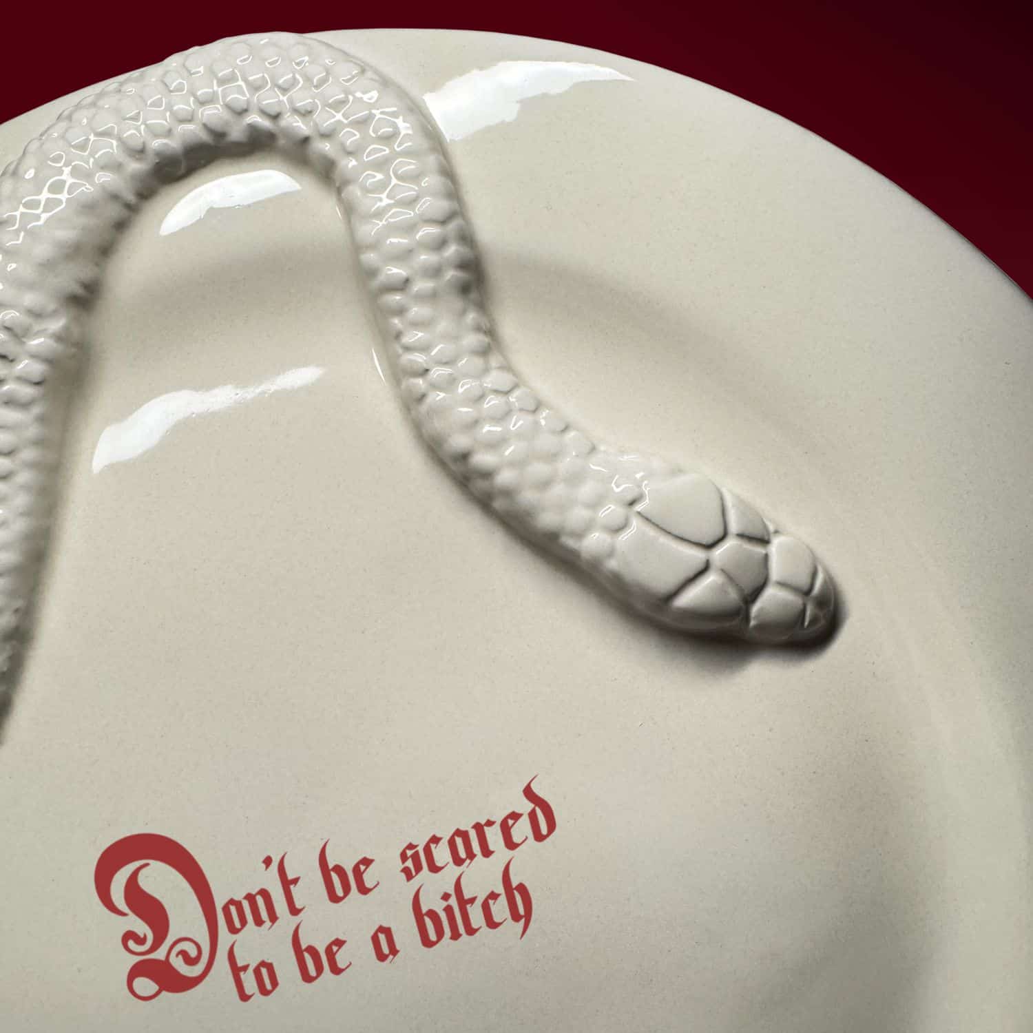 Farfurie ceramica, Incartato Ceramics, Don't be scared, Ø 28 cm, ivoire