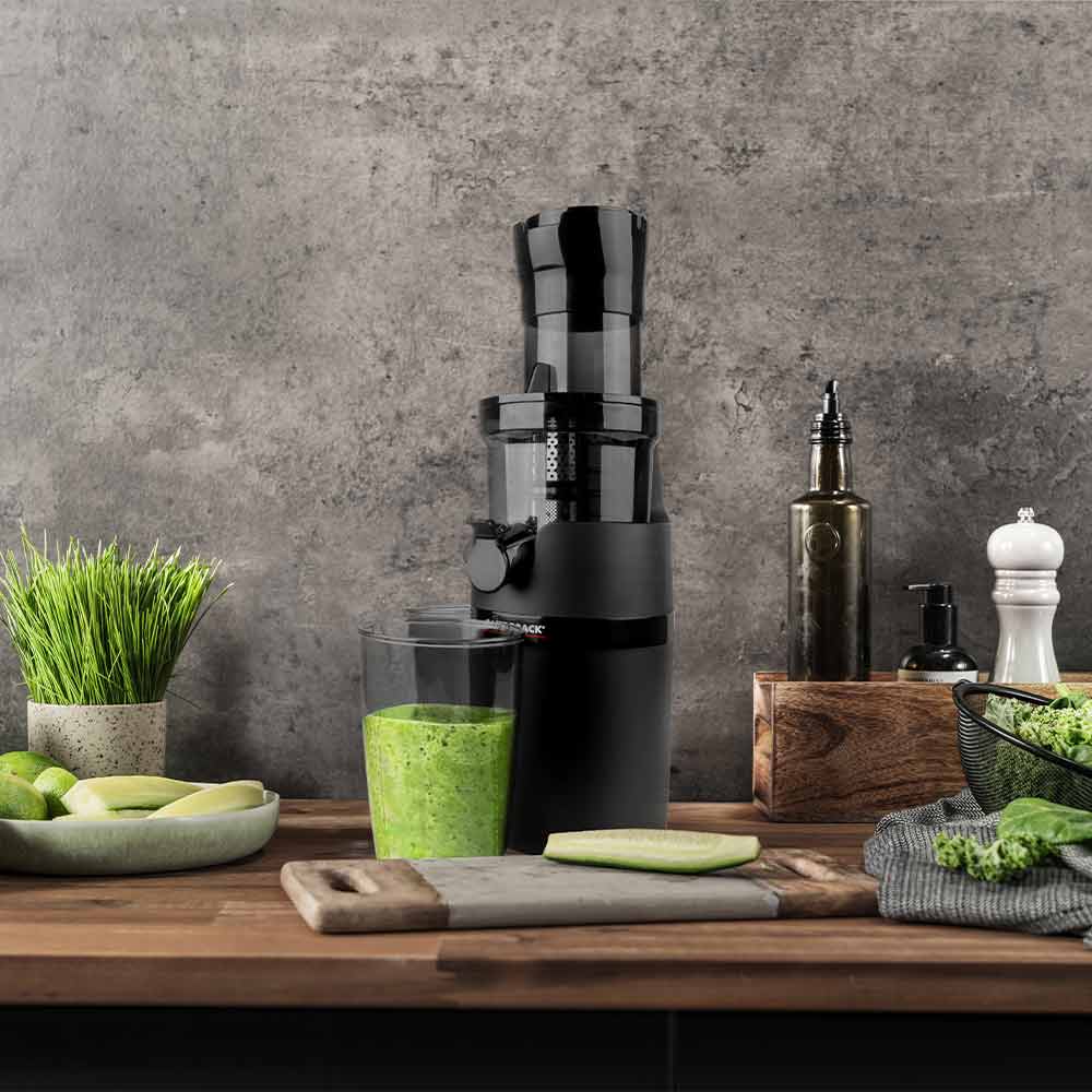 Storcator pentru fructe si legume Slow Juicer, Gastroback, Slow Juicer Vita Fresh, negru