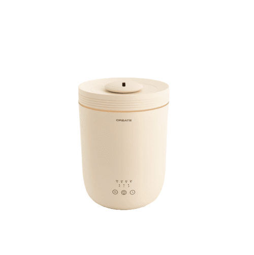 Umidificator ultrasonic, CREATE, Humizen, 2.2 litri, purificare, difuzor de arome, crem