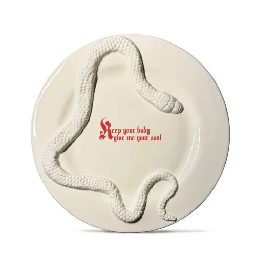 Farfurie ceramica, Incartato Ceramics, Soul, Ø 28 cm, ivoire