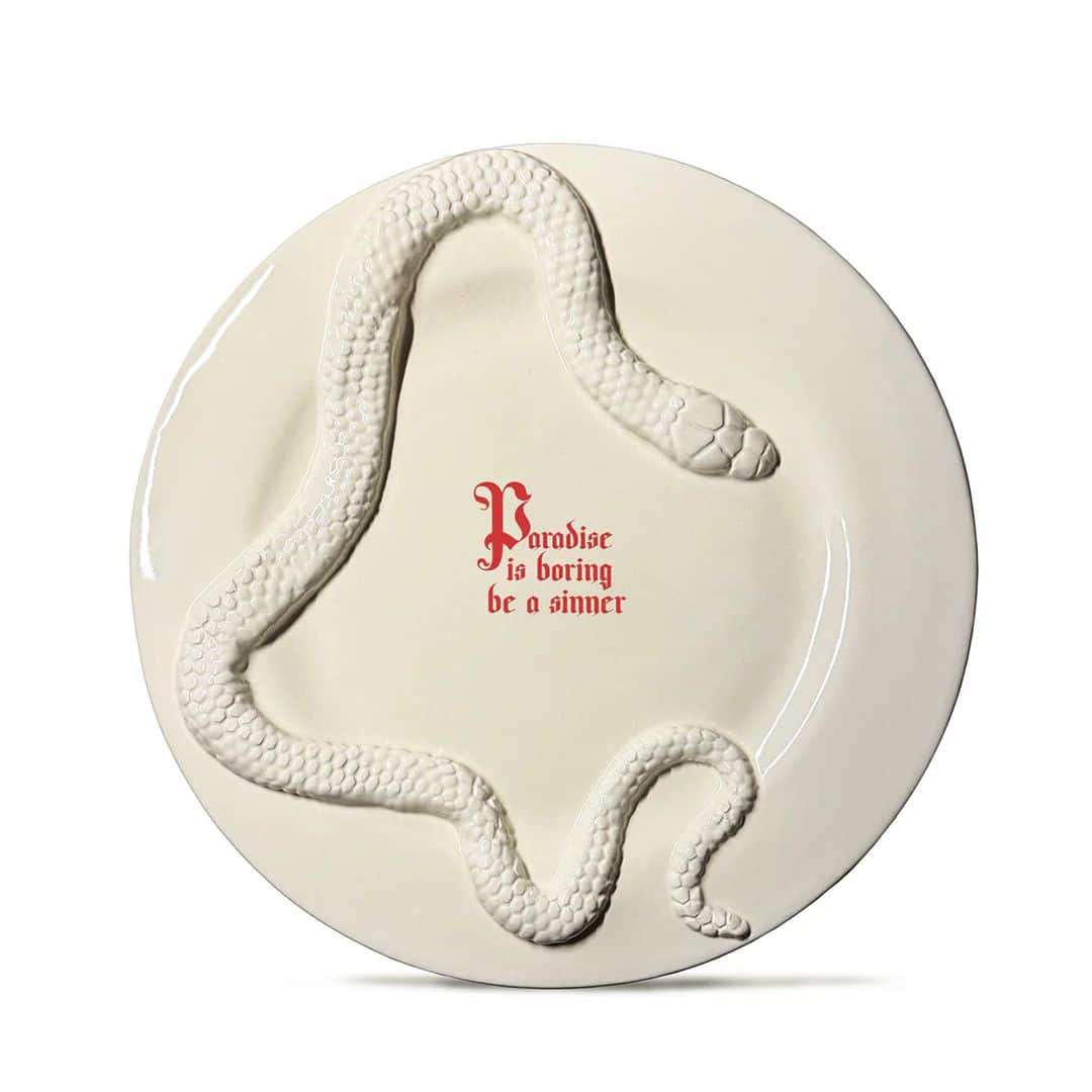 Farfurie ceramica, Incartato Ceramics, Paradise, Ø 28 cm, ivoire