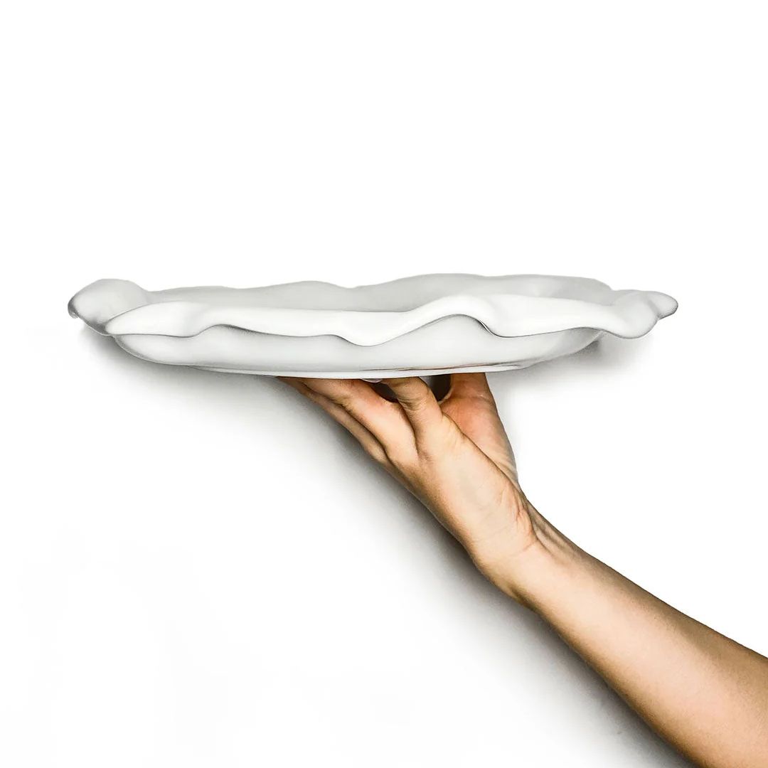 Farfurie ceramica, Incartato Ceramics, Toxic, The Issues Collection, Ø 28 cm, alb