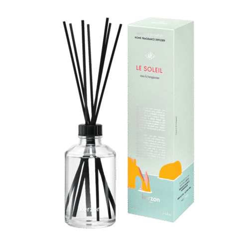 Odorizant de camera cu betisoare, Kerzon Paris, Le Soleil, 200 ml