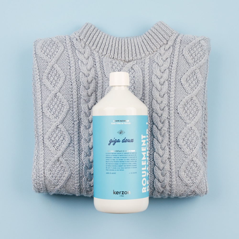 Detergent de rufe universal, Kerzon Paris, Giga Doux, 1000 ml