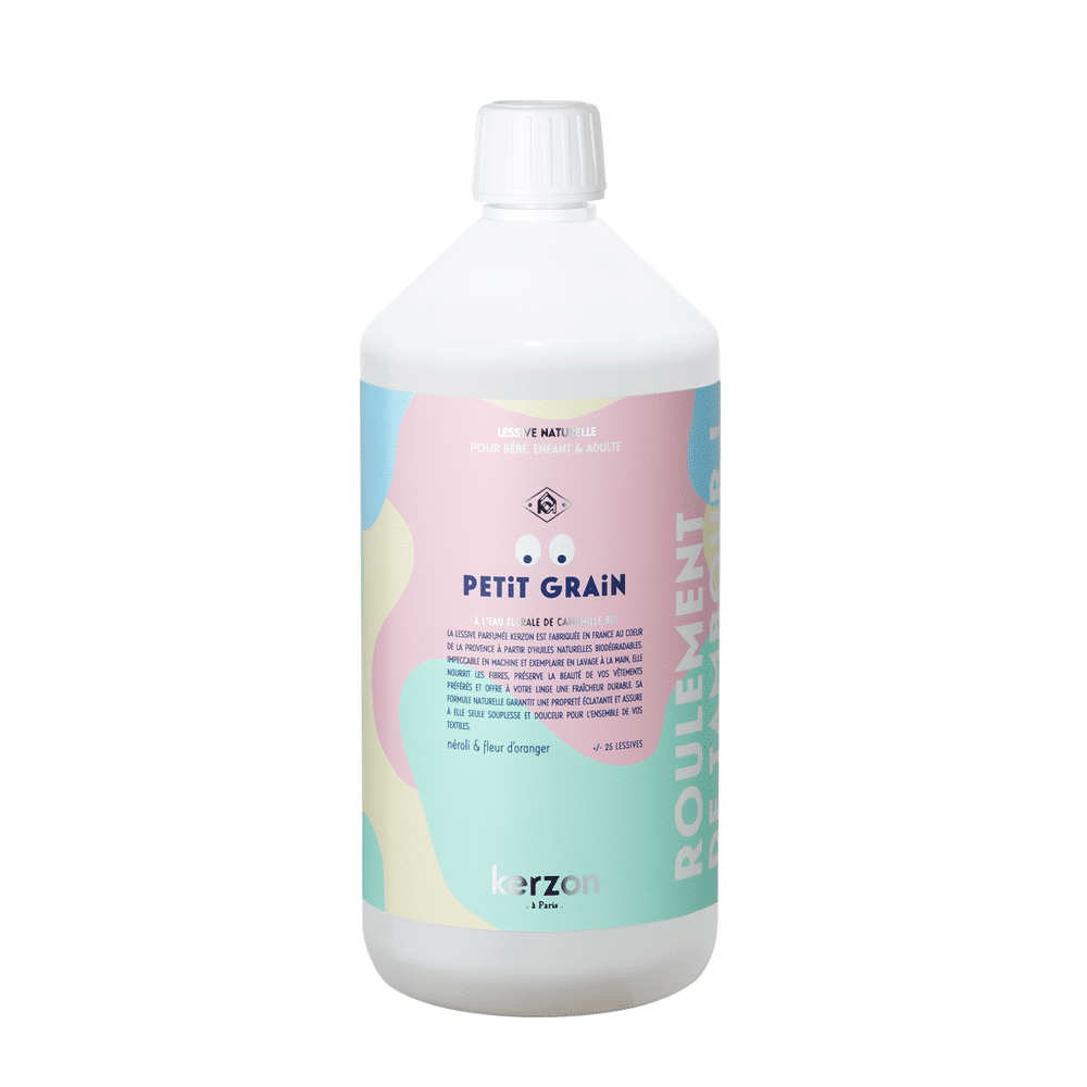 Detergent de rufe universal, Kerzon Paris, Petit Grain, 1000 ml