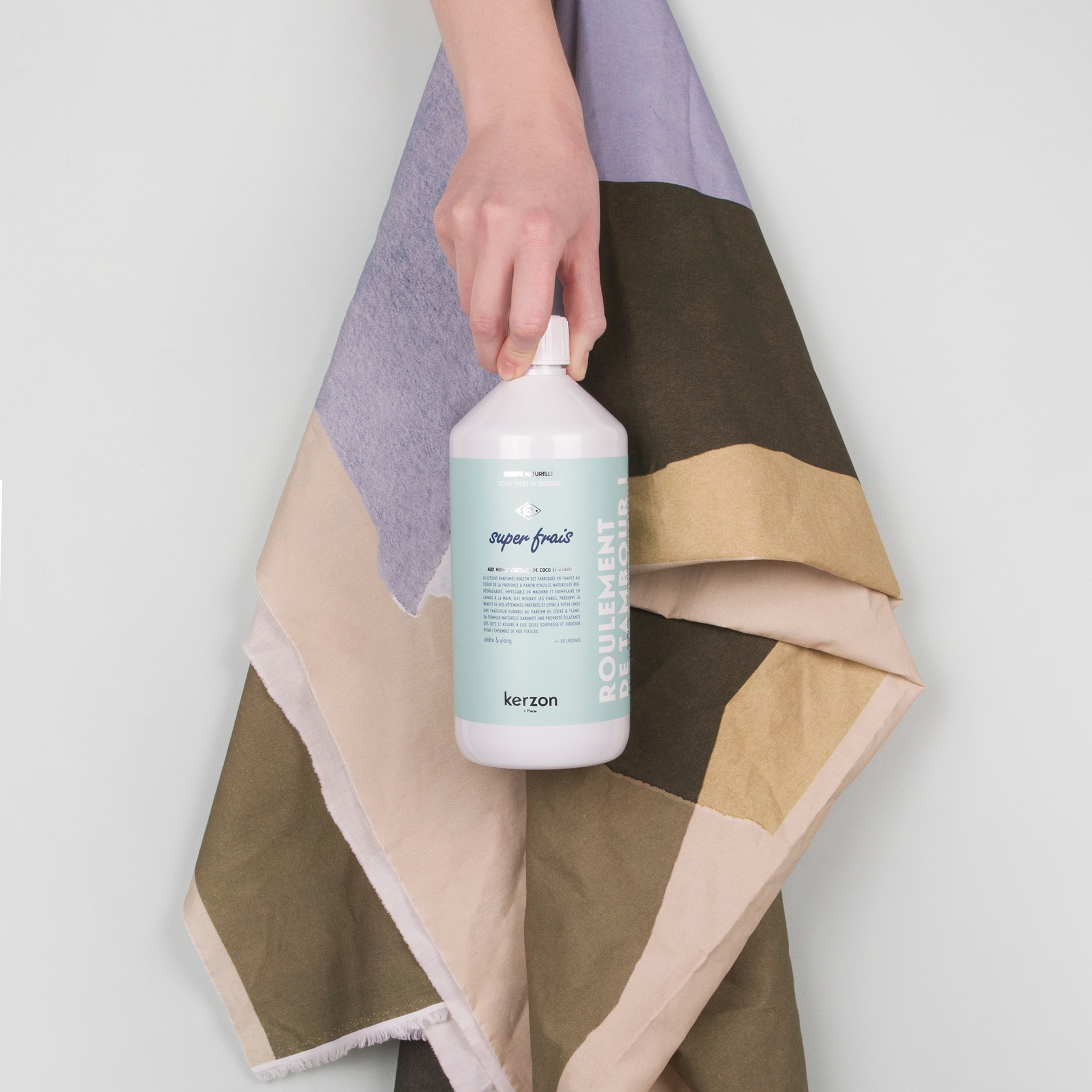 Rezerva detergent de rufe universal, Kerzon Paris, Super Frais, 3000 ml