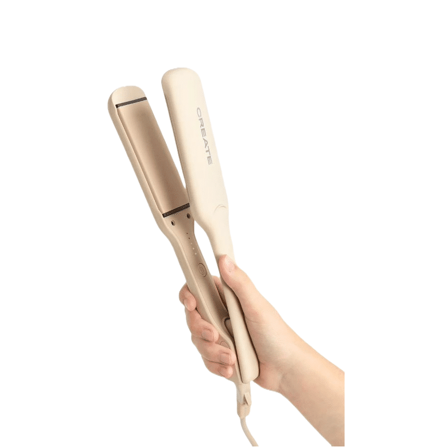 Placa de indreptat parul, CREATE, Ceramic Styler Max, bej