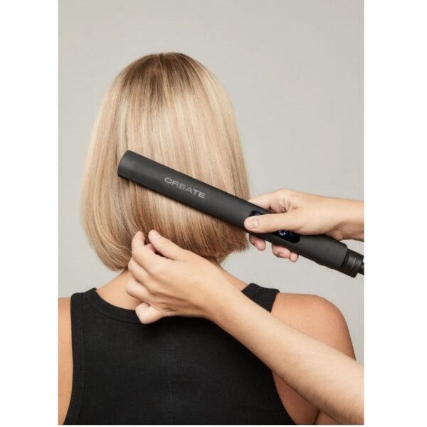 Placa de indreptat parul, CREATE, Ceramic Styler Slim, negru