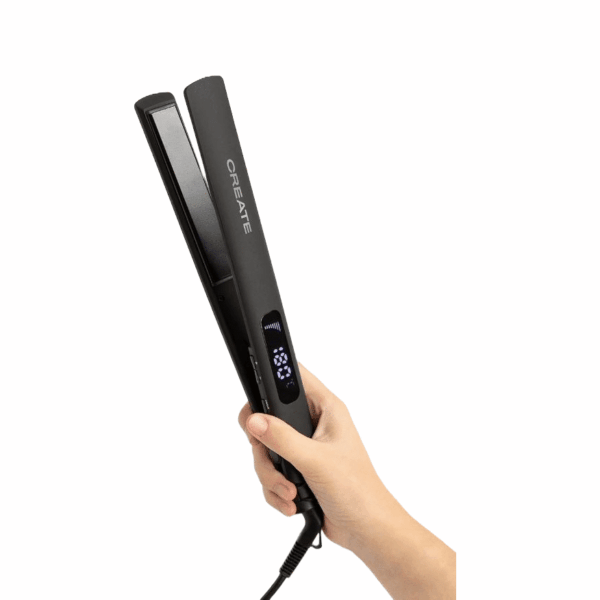 Placa de indreptat parul, CREATE, Ceramic Styler Slim, negru