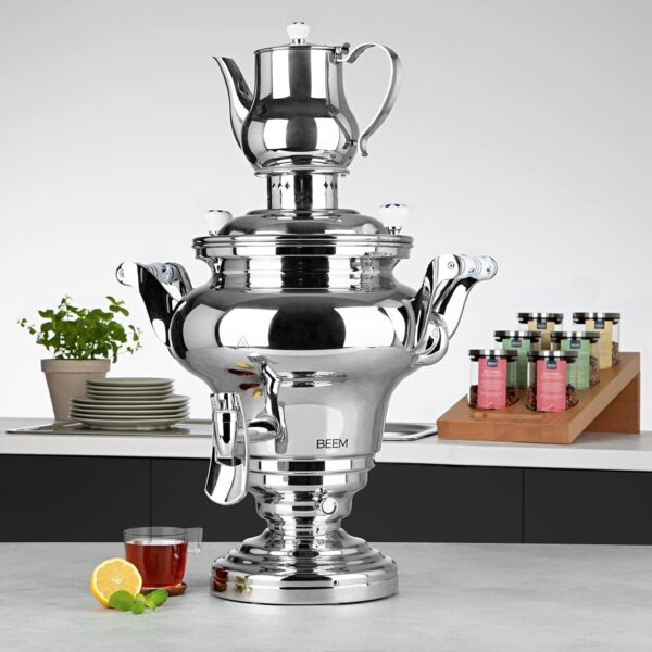 Samovar electric profesional, BEEM, Samovar Royal+, 15 litri, inox